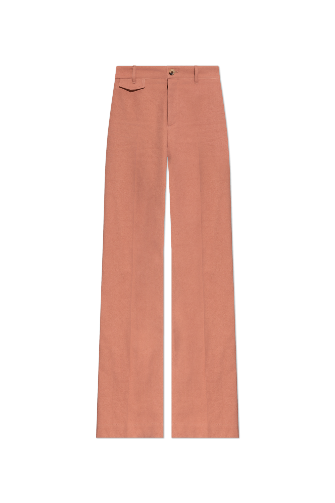 パンツ Chloe FW25 Chloe Trousers (CH25APA11365 208) Chloé High Rise Flared Pants In Cotton Canvas | Chloé US
